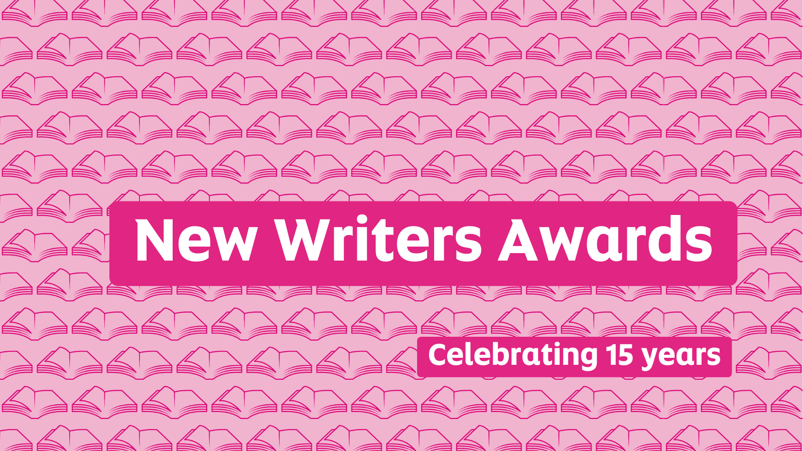 The New Writers Awards are taking place for the 15th time